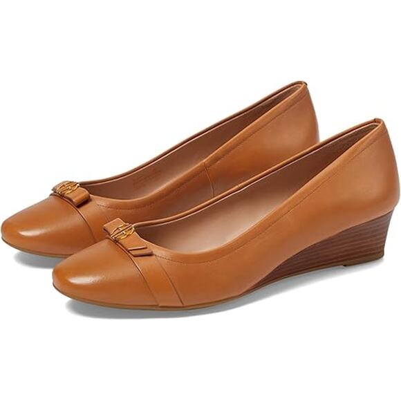 Cole Haan Shoes - Cole Haan Tan Wedge Pumps